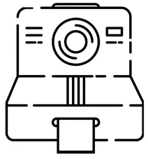 Ретро фотоапарат polaroid