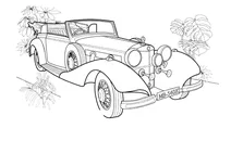 Ретроавто mercedes 540k (укр. мерседес 540к)