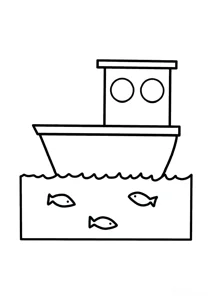 Рибальський човен у морі