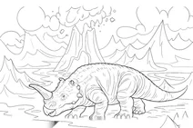 Sauriermuseum aathal dinosaur scene