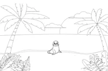 Seal at the beach