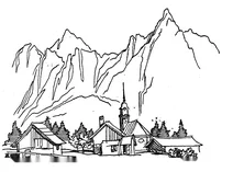 Село в горах