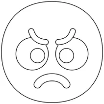 Сердите обличчя emoji