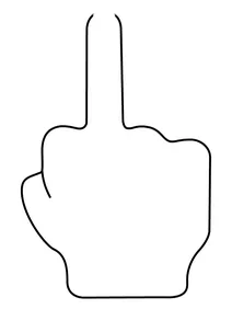Середній палець emoji