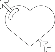 Серце і стрілка emoji