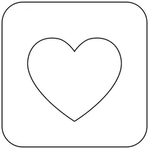 Серце прикраси emoji