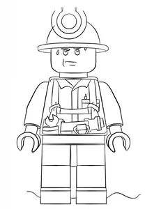 Шахтар із серії lego city