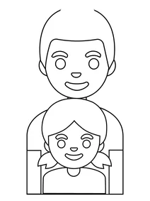 Сім’янин і дівчина emoji