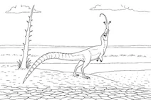 Sinosauropteryx hunting dalinghosaurus