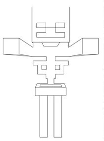 Скелет minecraft