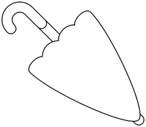 Складена парасолька (емодзі)
