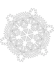 Складна сніжинка