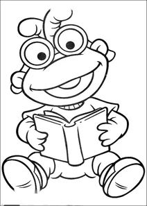 Скутер читає книгу