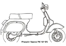 Скутер piaggio vespa
