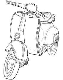 Скутер vespa