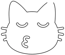 Смайли, що цілують кота