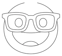 Смайли з обличчям ботаніка