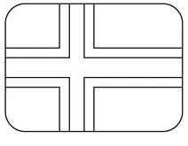 Смайли з прапором аландських островів