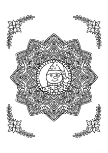 Сніговик Мандала