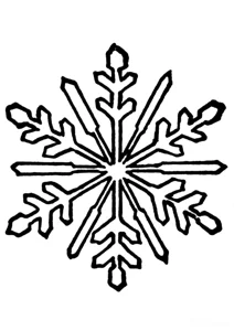 A snowflake on my window