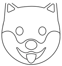 Собаче обличчя emoji