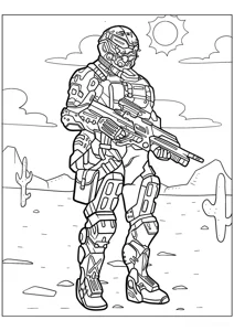 Солдат із гри Halo