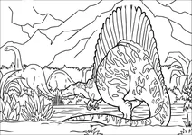 Спінозавр полює