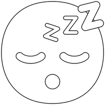 Спляче обличчя emoji