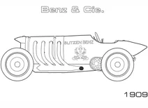 Спорткар 1909 blitzen-benz 200 ps