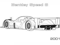 Спорткар 2001 bentley speed 8 для перегонів 24 години ле-мана