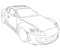 Спорткар mazda rx-8