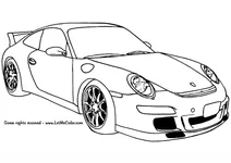 Спорткар porsche 911 gt3