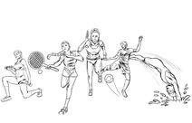 Спортсмени в дії
