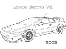 Спортивне авто 2002 lotus esprit v8