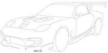 Спортивний автомобіль mazda rx-7 sport