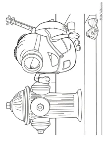 Stuart and the fire hydrant
