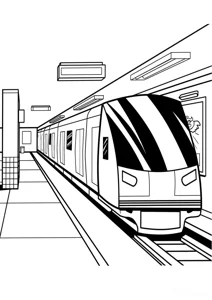 Сучасний поїзд метро