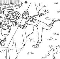 Superhero picnic party