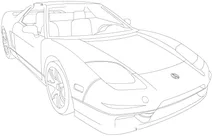 Суперкар acura nsx