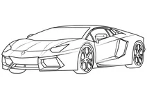 Суперкар lamborghini aventador