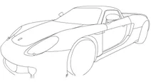 Суперкар porsche carrera gt