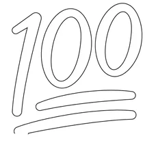 Символ ста точок emoji