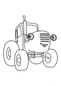 Розмальовки Трактори 🚜 для дітей