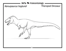 Теропод динозавр (nanuqsaurus hoglundi)