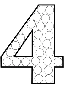 Точкова : цифра 4