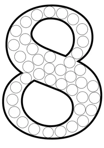 Точкова : цифра 8