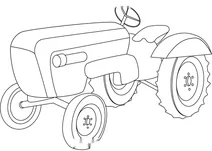 Трактор porsche