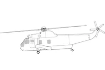 Транспортный вертоліт сікорський s-61/sh-3 «сі кінг