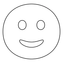 Трохи усміхнене обличчя emoji