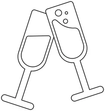 Цокання келихів (емодзі)